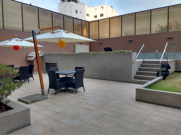 ALQUILO HERMOSO DPTO.1DORM, TERRAZA-BALCÓN V/L MAR, MALECON 28DEJULIO, MIRAFLORES ¡SÍ MASCOTA!