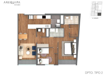 DEPARTAMENTO DE ESTRENO | PISCINA | 2 DORM.