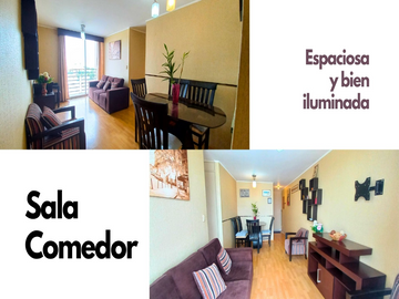 DEPA 3 DORMITORIOS PISO 11 EN CONDOMINIO SEGURO Y LLENO DE JARDINES