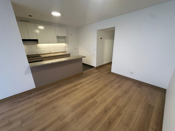 FLAT VENTA SAN BORJA, SEMI SOTANO, TERRAZA, 2 DORMITORIOS