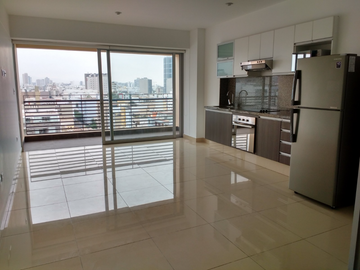 ALQUILO HERMOSO DPTO.1DORM, TERRAZA-BALCÓN V/L MAR, MALECON 28DEJULIO, MIRAFLORES ¡SÍ MASCOTA!
