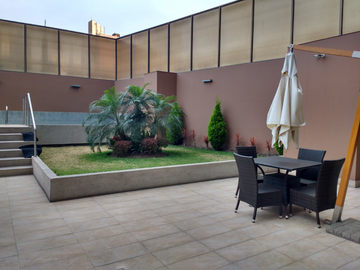 ALQUILO HERMOSO DPTO.1DORM, TERRAZA-BALCÓN V/L MAR, MALECON 28DEJULIO, MIRAFLORES ¡SÍ MASCOTA!