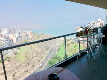 VENTA MODERNO DEPA VISTA AL MAR EN MIRAFLORES - DPTO 1601 (609-661-1 LUCY)