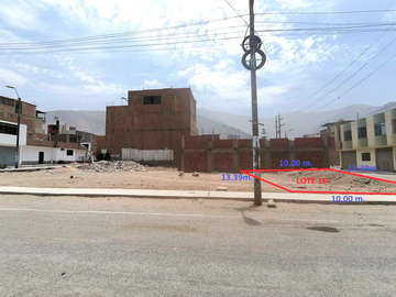 SE VENDE TERRENO DE 133.90 M2 EN URB. SOL DE HUAMPANI 