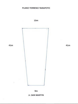 ¡GRAN OPORTUNIDAD! VENDO EN TARAPOTO CASA COMO TERRENO