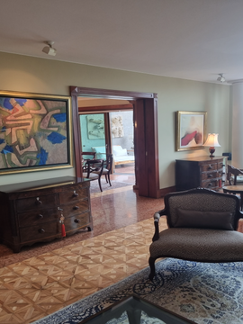 SE ALQUILA DUPLEX AMOBLADO Y EQUIPADO – SAN ISIDRO – FRENTE A LIMA GOLF