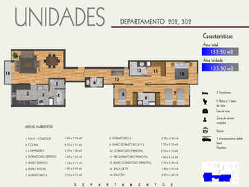 CALLE TAMPUMACHAY N° 1XX, DPTO. 202-302