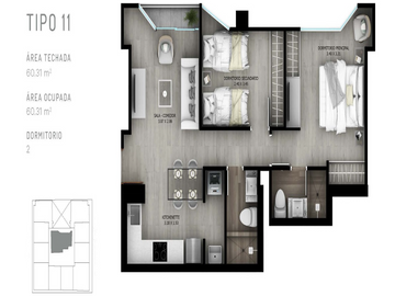 VENDO DEPARTAMENTO EN RIVERA NAVARRETE SAN ISIDRO-311