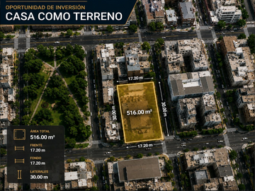 SE VENDE CASA COMO TERRENO SAN ISIDRO