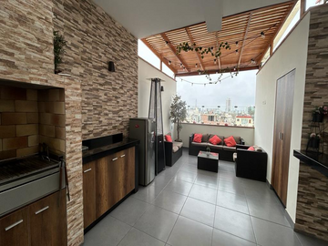 HERMOSO DEPARTAMENTO DUPLEX DE 160 M2 + 1 ESTACIONAMIENTO TE