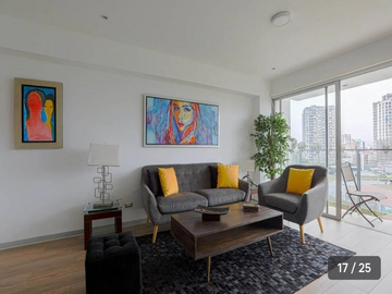 SE ALQUILA 1 DORMIT BARRANCO AMOBLADO FULL