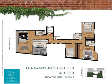 DEPARTEMENTO EN SANTIAGO DE SURCO 