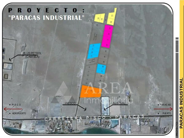 VENDO!! TERRENO EN CONDOMINIO INDUSTRIAL PARACAS