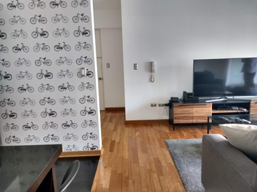 ALQUILO HERMOSO DPTO. 1DORM., C/TERRAZA, FINAMENTE AMOBLADO EQUIPADO. PISCINA, GIMNASIO, SAUNA, BBQ. C/OLIVAR, SAN ISIDRO.