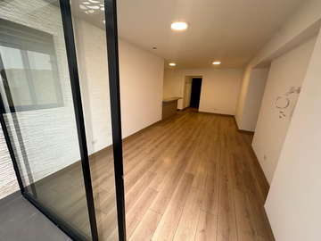 FLAT VENTA SAN BORJA, SEMI SOTANO, TERRAZA, 2 DORMITORIOS
