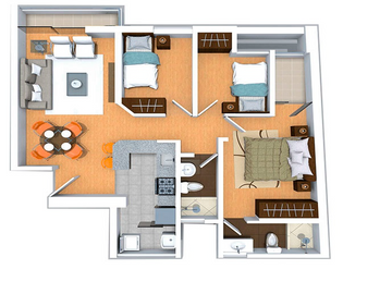 FLAT DE ESTRENO EN MAGDALENA DEL MAR, DPTO. 1003 B (609-751-122 LUCY)