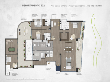 VENDO DEPARTAMENTO EN CERROS DE CAMACHO SURCO- 502